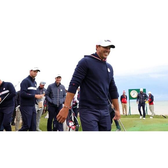 Blue Delta Traveler Pants Ryder Cup Edition USA Custom 33/32 For Brooks Koepka ! - Picture 5 of 16